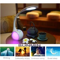 Flexible LED touch swift table lamps with RGB color changeable lights