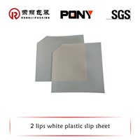 High tensile waterproof 100% recycled HDPE White plastic pallet slip sheet