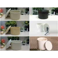 ceramic candle vessels, candle jars, candle containers