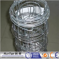 Galvanized hinge joint field fence