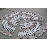 slate mosaics used for floor