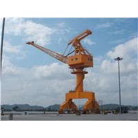 360 degree rotation high quality portal crane