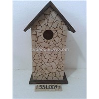 bird house, wooden bird house (15SL0044)