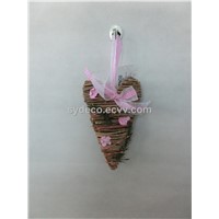 hanging heart, artificial heart, heart ornament, hanging ornamrny (15SI437)