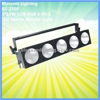 5*10W COB RGB 3-IN-1 LED Matrix Blinder Light (BS-2508)