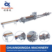 Automatic Double Side Dry Type Porcelain Ceramic Tiles Squaring Chamfering Machine