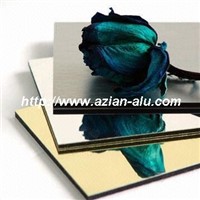 Colorful Mirror Aluminum composite Panel PVDF color aluminum coated sheet