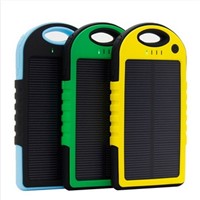 Portable mobile phone solar charger for 2015 new products5000mah solar charger