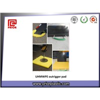 UHMWPE sheet for outrigger pads