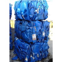 HDPE blue drum scrap