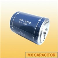 large capacitance gold 2.7v 600F super capacitor