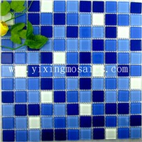 swimming pool crystal glass mosaic tiles China mosaic tile