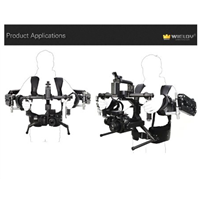 Exoskeleton camera stabilizer vest arm DSLR video camera steadicam