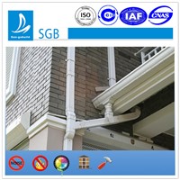 2015 hot sale PVC rain gutter and downspout for PVC drainage system