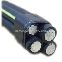 quadruplex aerial bundled cable