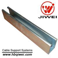 Solid Strut Channel for Cable Support System