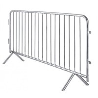 Hot dipped galvanized crowd control pedestrian barrier 1100mm x 2500mm movable bike race event fence
