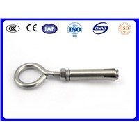 M6 Eye Bolt Expansion Anchor White Zinc Plated