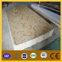 artificial stone high glossy waterproof stone panel