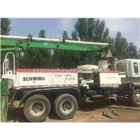 Used condition Schwing 34m pump truck used schwing 34m year 2005 pump truck sale