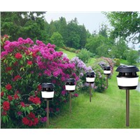 Pole Mount Solar Garden Light with Mosquito Repellent