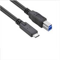 USB 3.1 cable, Type C to BM, reversible plug, super speed,application for printer