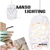 Contracted Indoor Bar resin pendant lights Gold Bronze Painting Color Indoor Lamp MS-P1009