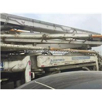 Used condition zoomlion 37m year 2003 pump truck second hand zoomlion 37m pump truck sale