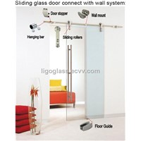 high quality interior modern single shower sliding glass door