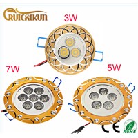 3w 5w 7w high lumen led ceiling light