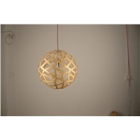 The new round wooden pendant lamp