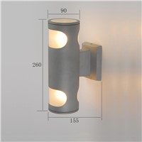 IP 54 aluminum outdoor wall light up and down wall lamp