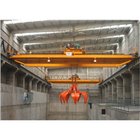 High Performance and Efficiency Overhead Double Beam Grab Crane