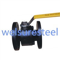 2 Pieces Flanged Forged Ball Valve