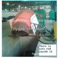 12-32inch 820mm diameter carbon steel pipe elbow hot making hydraulic machine
