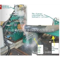 2-6inch 159mm diameter stainless steel pipe and bars thermal bending hydraulic machine
