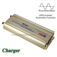 High Quality PSW Pure Sine Wave Built-In Charger UPS DC 12V to AC 220V Sufficient 2000W Peak 4000W Power Inverter