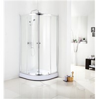 Sliding aluminum framed 5mm clear tempered glass  shower enclosure