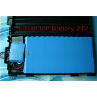 24V Li Ion Battery 10AH, E-bike/ E-motocycle/ Electric Scooters Rechargeable Lithium Ion Battery