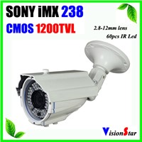 Excellent Quality OSD Menu IR-CUT Super WDR 1200TVL CMOS 1/3"SONY IMX238 + AVS05P DSP Outdoor Camera