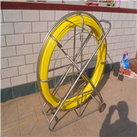 Frp Duct Rodder, Cable Duct Rods, Yellow Fiberglass Duct Rods
