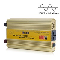 Meind Sufficient 600W Pure Sine Wave DC to AC Power Inverter with Universal Socket