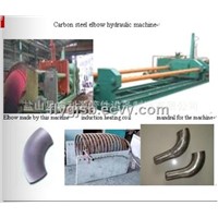 8-20inch 530mm OD carbon steel pipe elbow induction heat making hydraulic  machine