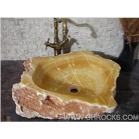 Honey Onyx Sink,Honey Onyx Vessel Sink,Honey Onyx Wash Basin