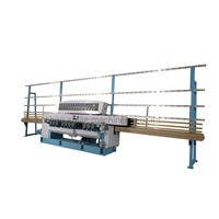 Glass straight-line beveling machine