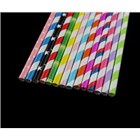 striped paper straws