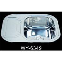 China Factory Suppy Stainless Steel Kitchen Sink WY-6349