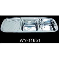 China Factory Suppy Stainless Steel Kitchen Sink WY-11651