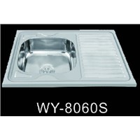 China Factory Suppy Stainless Steel Kitchen Sink WY-8060