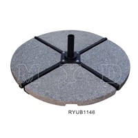 Grey granite fan sharp base